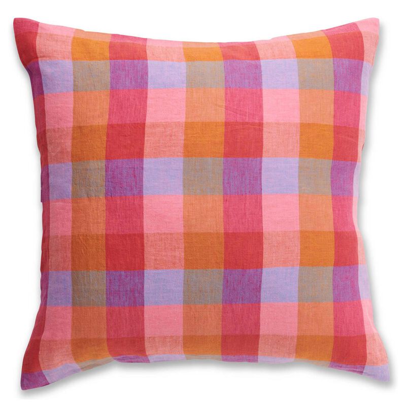 Kip&Co Tutti Frutti Linen European Pillowcases 2P Set image number 0